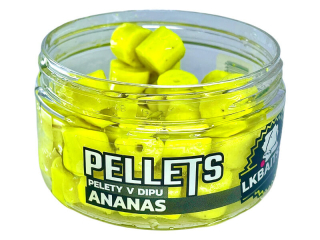 LK BAITS Pelety v dipu Ananas 60g 12mm