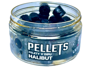 LK BAITS Pelety v dipu Halibut 60g 12mm