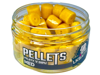 LK BAITS Pelety v dipu Med 60g 12mm