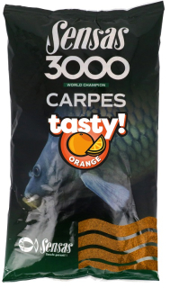 AKCE SENSAS Krmítková směs 3000 Carp Tasty Pomeranč 1kg