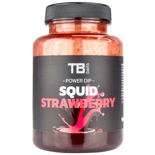 TB BAITS Power Dip GLM Squid Strawberry 150ml