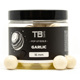 TB BAITS Plovoucí boilie Pop-Up White Garlic + NHDC 65g 12mm