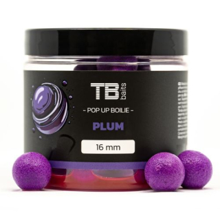 TB BAITS Plovoucí boilie Pop-Up Plum + NHDC 65g 12mm