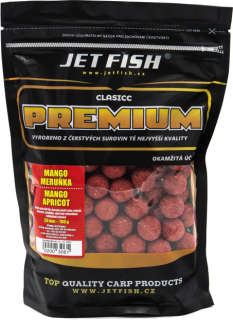 JET FISH Boilie Premium Clasicc Mango Meruňka  700g 20mm
