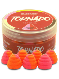 HALDORADO Tornado Pop Up XL Kalamáry Broskev 30gr 15mm