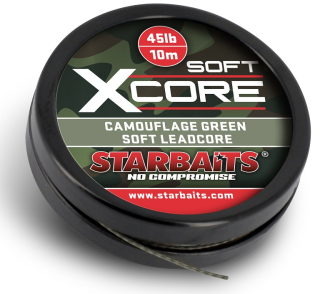 STARBAITS Olověná šňůra X-CORE Cam Soft 10m 45lbs