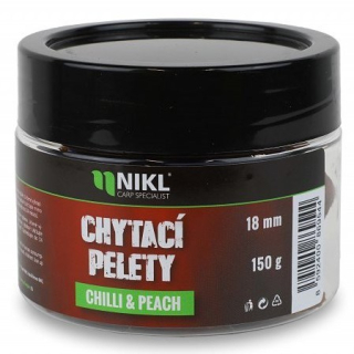 NIKL Chytací pelety Chilli & Peach 10mm 150g