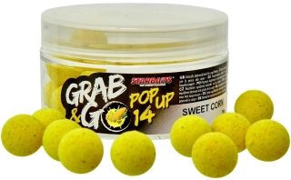 STARBAITS Plovoucí boilies Pop-up G&G Global Sweetcorn 20g 14mm