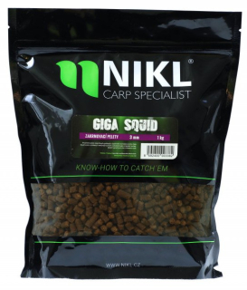 NIKL Pelety Giga Squid 1kg 18mm