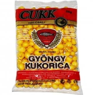 CUKK Foukaná kukuřice Med 25g