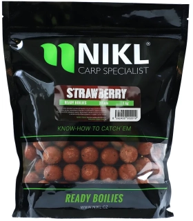 NIKL Ready boilie Strawberry 250g 20mm