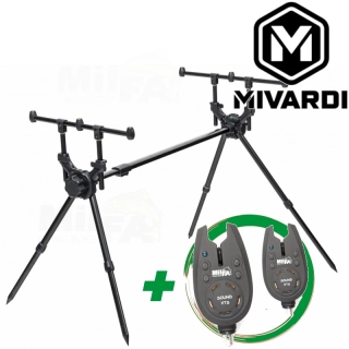 AKCE MIVARDI Stojan na pruty Rodpod Professional + ZDARMA 2ks Milfa Sound VTS