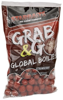 STARBAITS Boilies Global Grab&Go Strawberry Jam 1kg 24mm