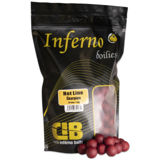 CARP INFERNO Boilies Hot Line Škorpion 1kg 20mm