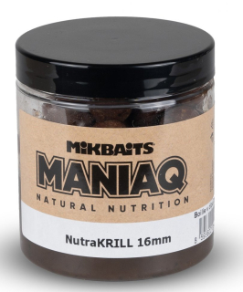 MIKBAITS Boilie v dipu MANIAQ NutraKRILL 250ml 16mm