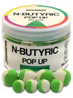 HALDORADO N-Butyric Pop Up Big Carp N-Butyric Česnek 13,17mm 50g