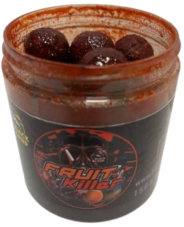 BLACK CARP Dipované boilies Fruit Killer 150g 20mm