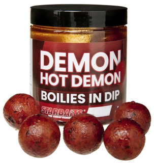 STARBAITS Boilies in dip Hot Demon 150g 24mm
