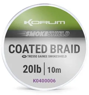 KORUM Stahovací návazcová šňůra Smokeshield Coated Braid 10m 20lb