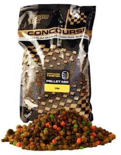 BENZAR MIX Concourse Twister Pellet Mix Játra 800g 