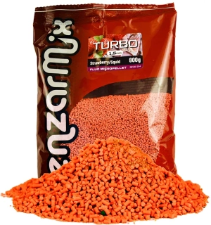 BENZAR MIX Fluo Turbo Pellet Jahoda Kalamár 800g 3mm