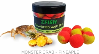 ZFISH Vyvážené boilies Balanced Wafters Monster Crab-Pineapple 20g 8mm