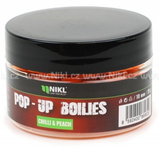 NIKL Plovoucí boilies Chilli Peach 20g 10mm