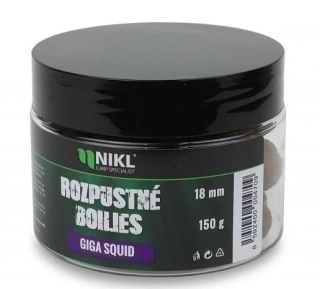 NIKL Rozpustné boilies Giga Squid 150g 14mm
