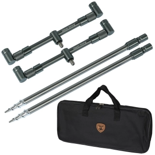 GIANTS FISHING Sada hrazd Gaube Buzzer Bar Set 2 Rods Silver 