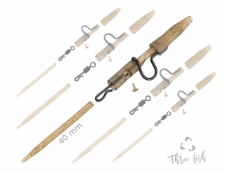 ZFISH Závěsky Heavy Duty Clip Complete Pin Set 40mm
