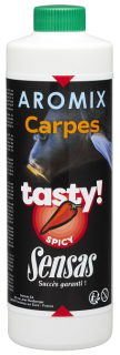 SENSAS Posilovač Aromix Carp Tasty Spicy (koření) 500ml