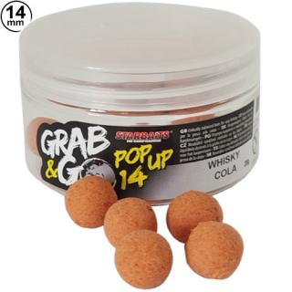 STARBAITS Plovoucí boilies Pop-up G&G Global Whisky Cola 20g 14mm