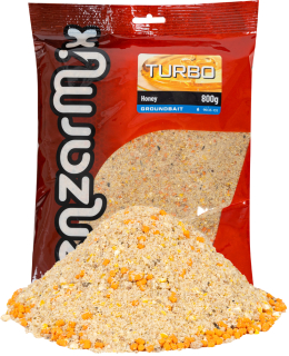 BENZAR MIX Krmítková směs Turbo Groundbait Med 800g