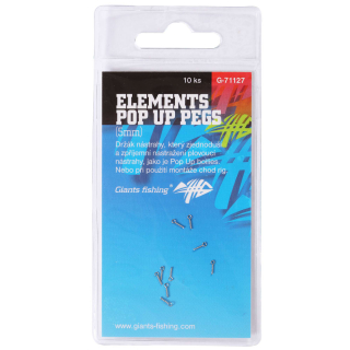 GIANTS FISHING Kolíček s očkem Elements Pop Up Pegs 5mm 10ks
