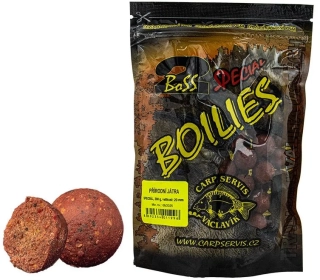 CARP SERVIS VÁCLAVÍK Boilies Boss2 SPECIÁL Přírodní játra 200g 20mm