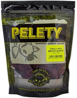 CARP SERVIS VÁCLAVÍK Pelety v obalu Mrvý korýš 15mm 200g