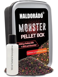 HALDORADO Monster Pellet Box Tuňák Patentka 400g