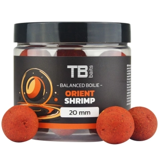 TB BAITS Vyvážené boilie Balanced + Atraktor Orient Shrimp 100g 20mm