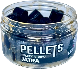 LK BAITS Pelety v dipu Játra 60g 12mm
