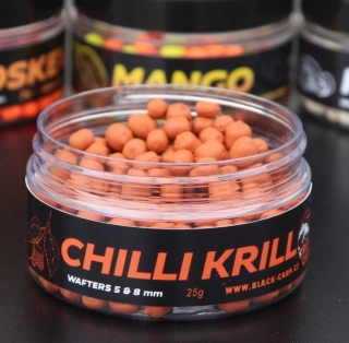 BLACK CARP Method Wafters Chilli Krill 25g 5-8mm
