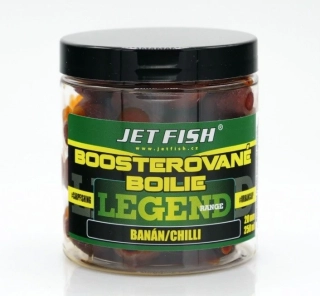 JET FISH Boosterované boilie Legend Range Banán Chilli 250ml 20mm