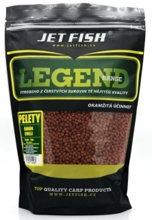 JET FISH Pelety Legend Range Banán Chilli 1kg 4mm