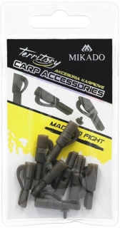 MIKADO Závěska Safety Clip Lead Clip with Pin Green