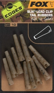 FOX Převleky Edges Camo Silk Lead Clip Tail Rubbers 10ks #10