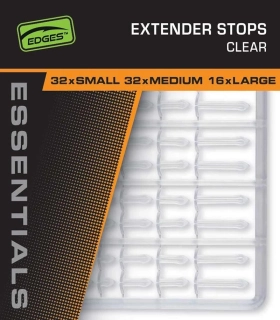 FOX Zarážky Edges Essentials Extender Stops Clear 2ks