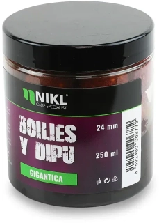 NIKL Boilies v dipu Gigantica 250g 24mm