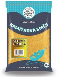 SPORTCARP Vnadící směs Scopex Vanilka 3kg