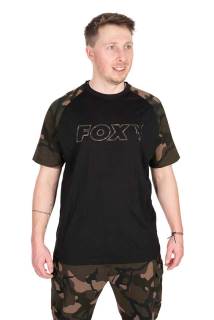 FOX Tričko Black Camo Outline T-Shirt L