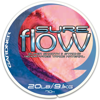 GARDNER Návazcový vlasec Sure Flow Clear 70m 15lb