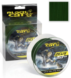BLACK CAT Šnůra Zeus Line G2 250m 0.45mm 46kg